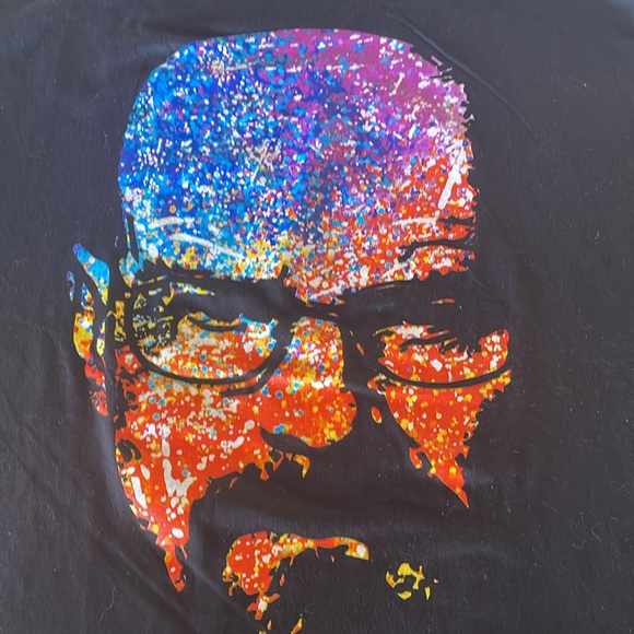 Black Graphic Walter White Breaking Bad Men's T-Shirt NWOT Size XL - Picture 3 of 3